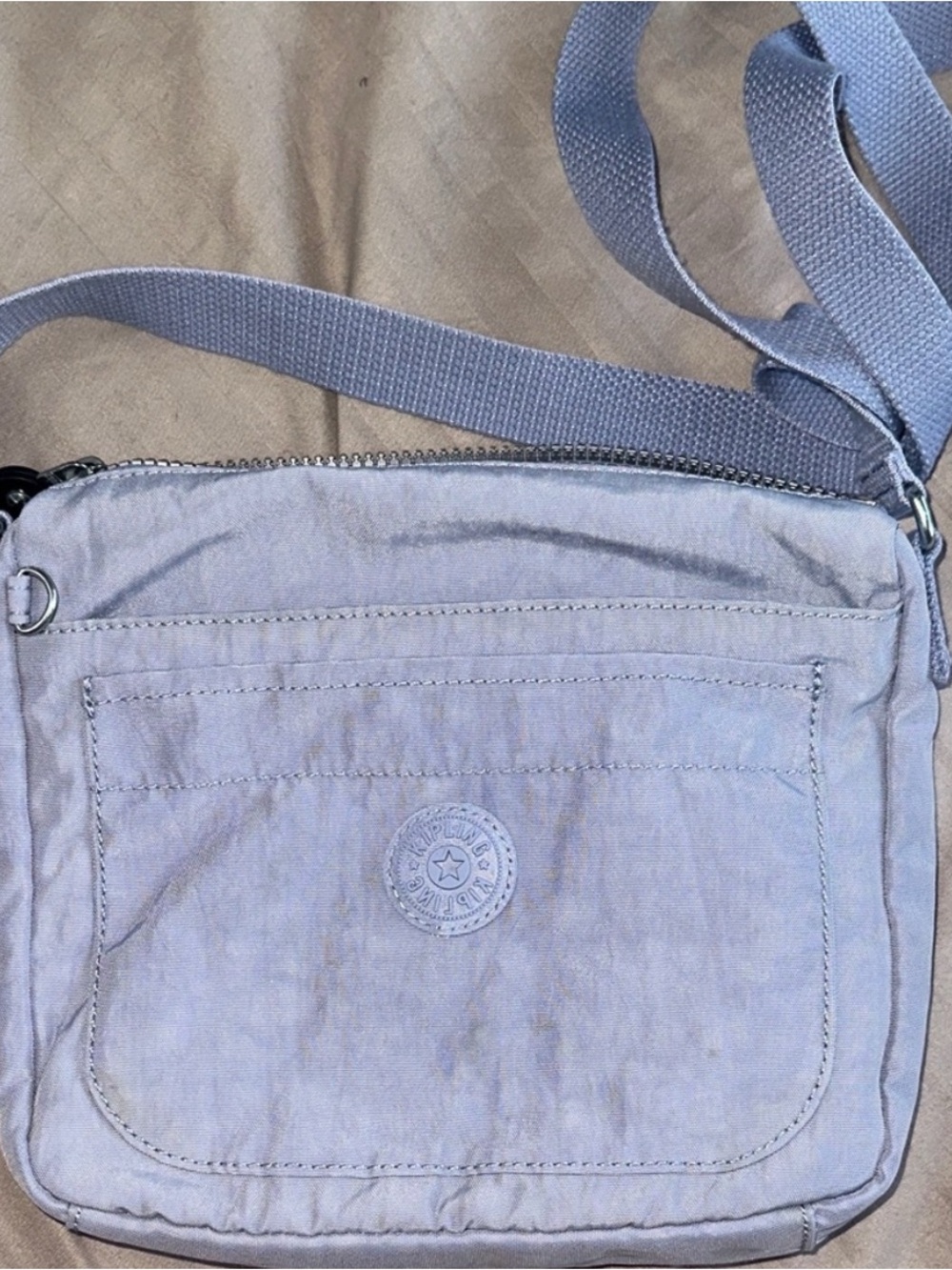 Kipling light blue crossbody bag
